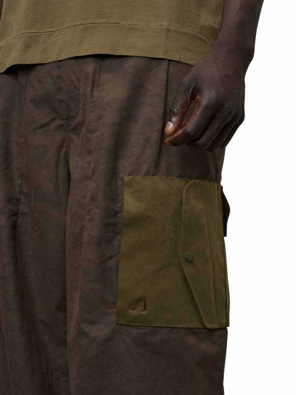 TEN C: カジュアルトラウザー online - カジュアルパンツ - 緑