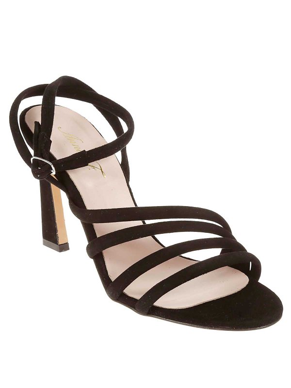 Anna F.: sandals online - Black sandals