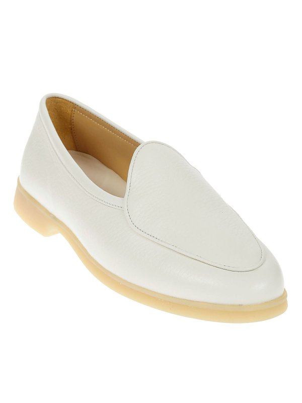 BAUDOIN AND LANGE: Mokassins und Slippers online - Mokassins - Weiß