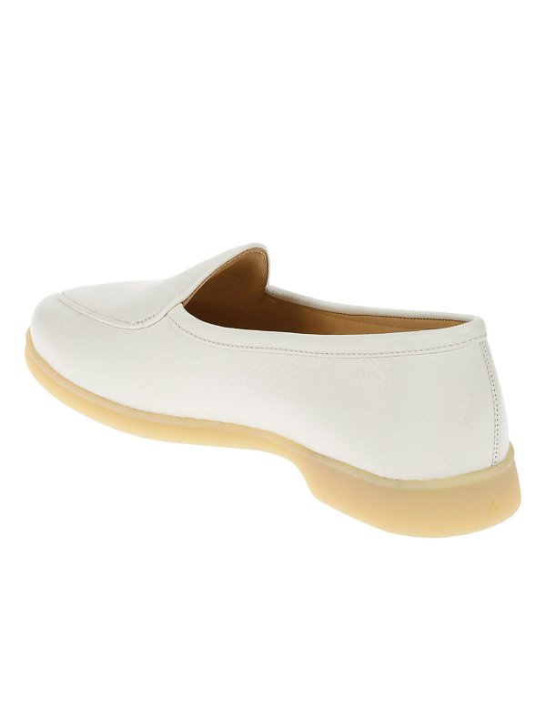 The Best Shops BAUDOIN AND LANGE: Mokassins und Slippers - Mokassins - Weiß