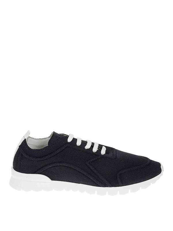 KITON: Chaussures de sport - Baskets - Bleu