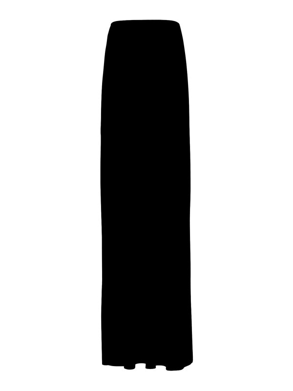 ANN DEMEULEMEESTER: gonne al ginocchio  e longuette - Gonna in jersey doppio strato