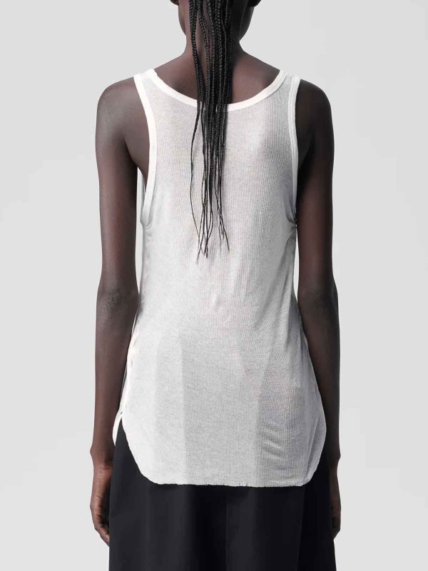 The Best Shops ANN DEMEULEMEESTER: Tops & Tank tops - Mara Wrinkled Cropped Tank Top