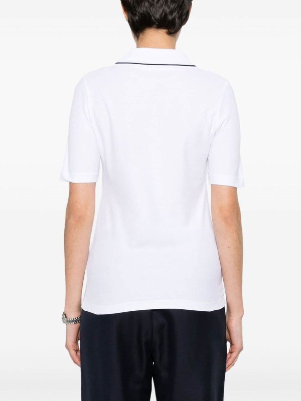 Poloshirt - Weiß shop online: MONCLER