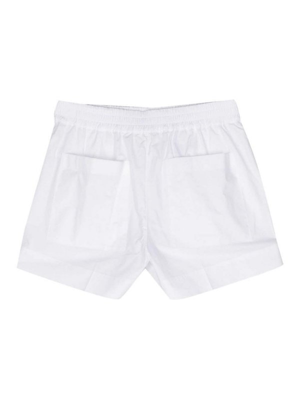 P.A.R.O.S.H.: Trousers Shorts online - Pressed-crease poplin shorts