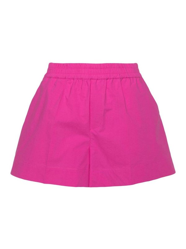 P.A.R.O.S.H.: Trousers Shorts - Elasticated-Waist cotton shorts