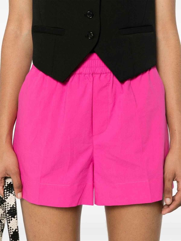 P.A.R.O.S.H. buy online Elasticated-Waist cotton shorts