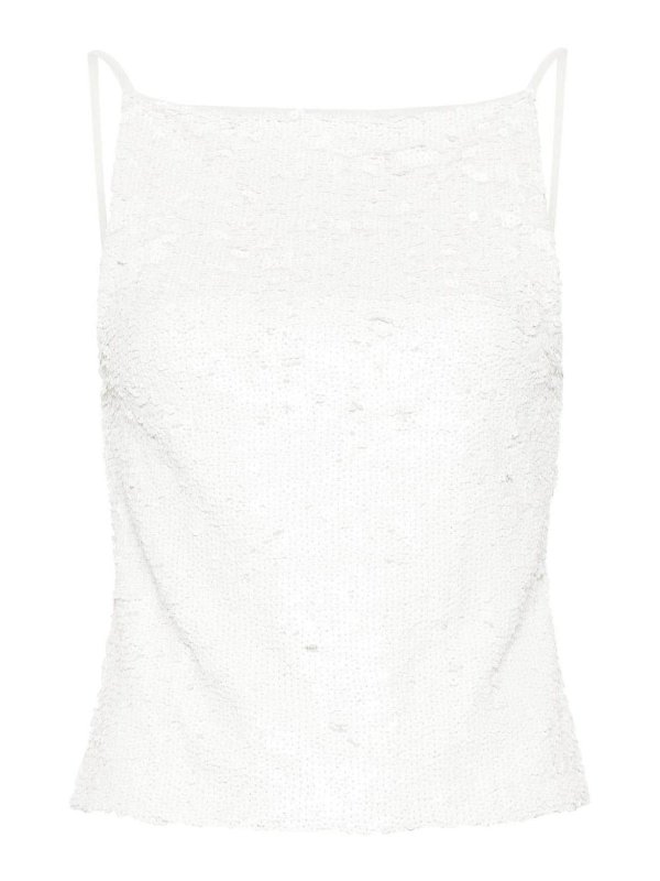 P.A.R.O.S.H.: Tops und Tank Tops - Top - Weiß