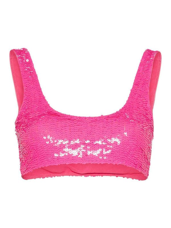 P.A.R.O.S.H.: Tops & Débardeurs - Top - Couleur Chair