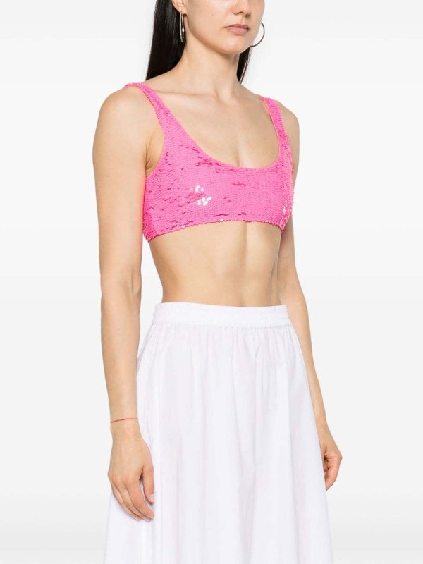 The Best Shops P.A.R.O.S.H.: Tops & Débardeurs - Top - Couleur Chair