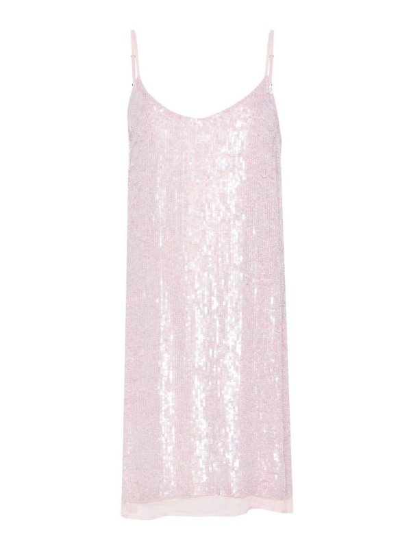 P.A.R.O.S.H.: Cocktailkleider - Kurzes Kleid - Rosa