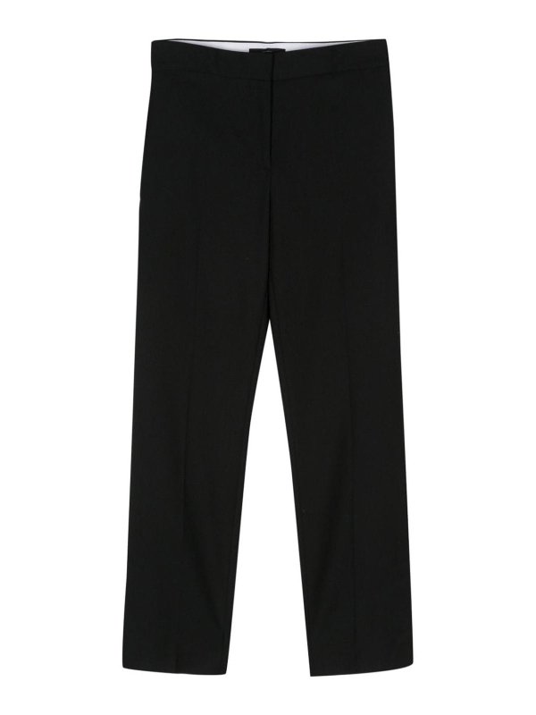 PAUL SMITH: casual trousers - Tapered twill wool trousers