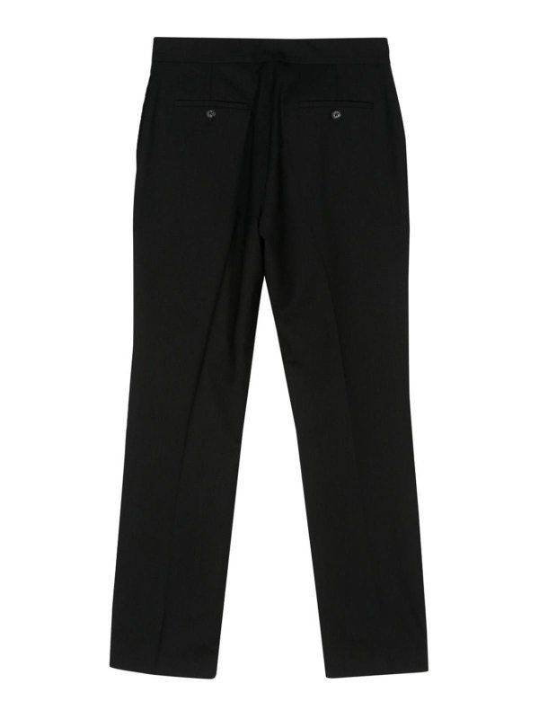 PAUL SMITH: casual trousers online - Tapered twill wool trousers