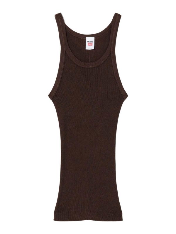 RE/DONE: Tops und Tank Tops - Top - Braun