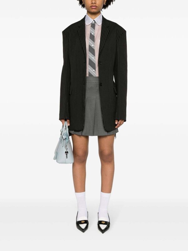THOM BROWNE: camicie online - Camicia in organza di seta