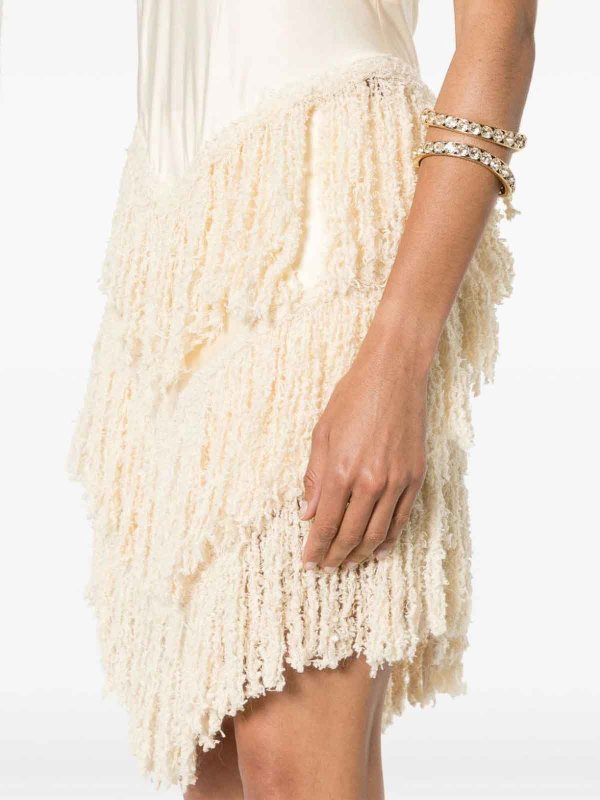 PACO RABANNE buy online 膝丈/ミディスカート - クリーム