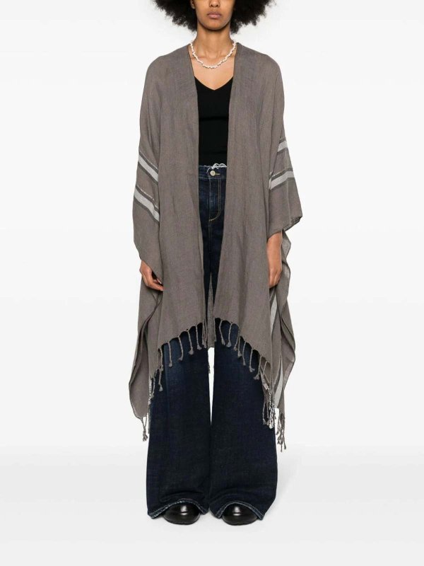 The Best Shops BRUNELLO CUCINELLI: Capes &  Ponchos - Fringed Poncho