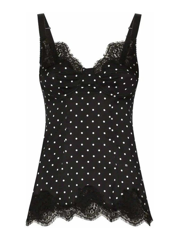 DOLCE & GABBANA: トップス＆タンクトップ - トップ/タンクトップ - 黒