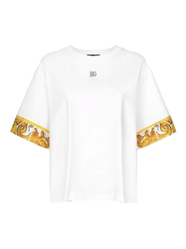 DOLCE & GABBANA: Camisetas - Camiseta - Blanco