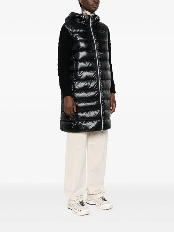 HERNO: Lange Daunenmäntel online - Daunenmantel - Schwarz