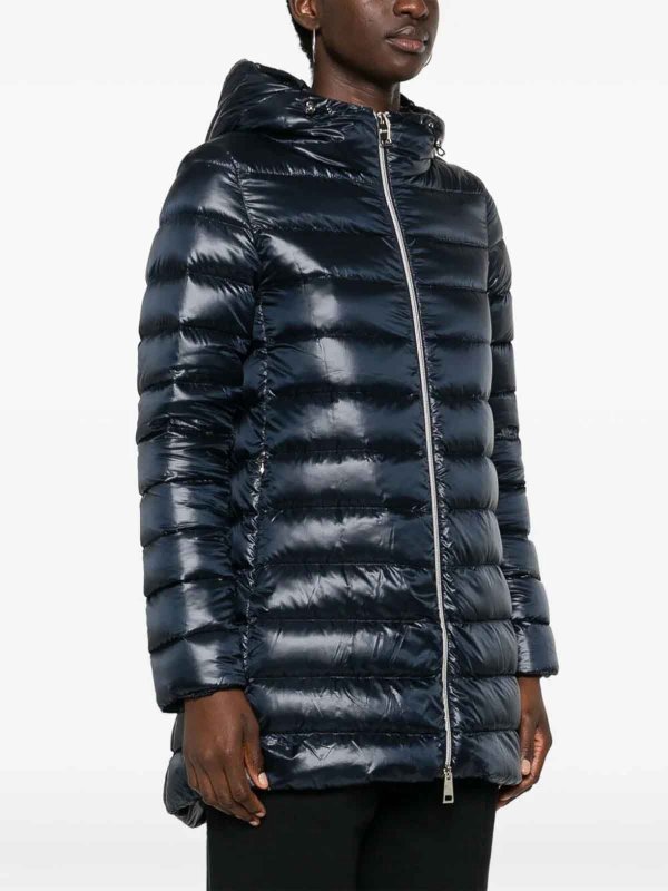 HERNO: Lange Daunenmäntel online - Daunenmantel - Blau