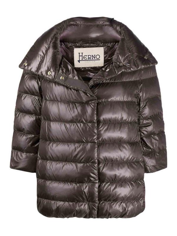 HERNO: ダウン・ハイテクコート - ダウンコート - ブラウン