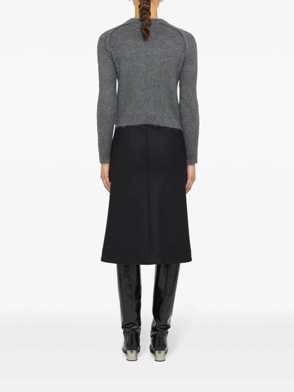 Suéter Cuello Redondo - Gris shop online: JIL SANDER