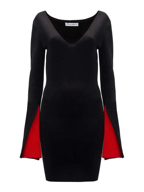 J.W. ANDERSON: マキシドレス - マキシドレス - 黒