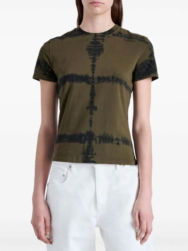 Proenza Schouler: T-shirts online - T-Shirt - Vert
