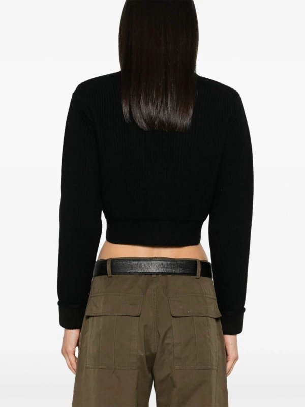 カーディガン - 黒 shop online: VICTORIA BECKHAM