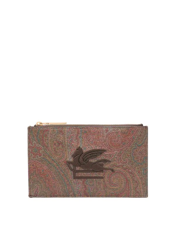 ETRO: wallets & purses - Paisly Print Pouch