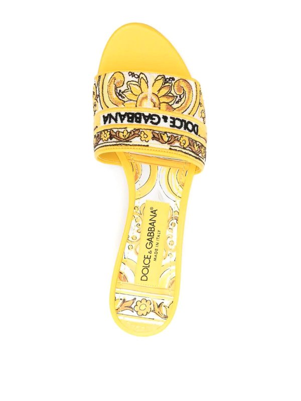 DOLCE & GABBANA: sandali online - Sandali gialli
