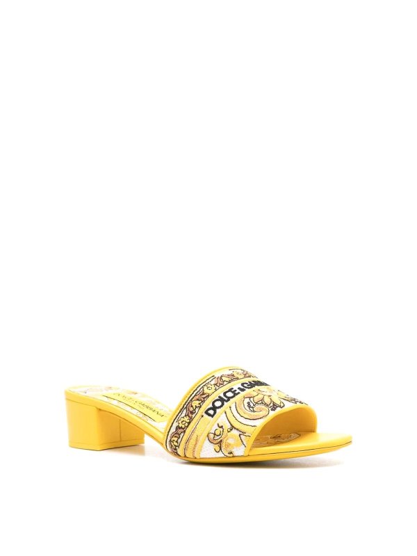 The Best Shops DOLCE & GABBANA: sandali - Sandali gialli