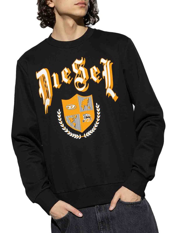 The Best Shops DIESEL: Sweatshirts & Pulls - Sweat-Shirts - Noir