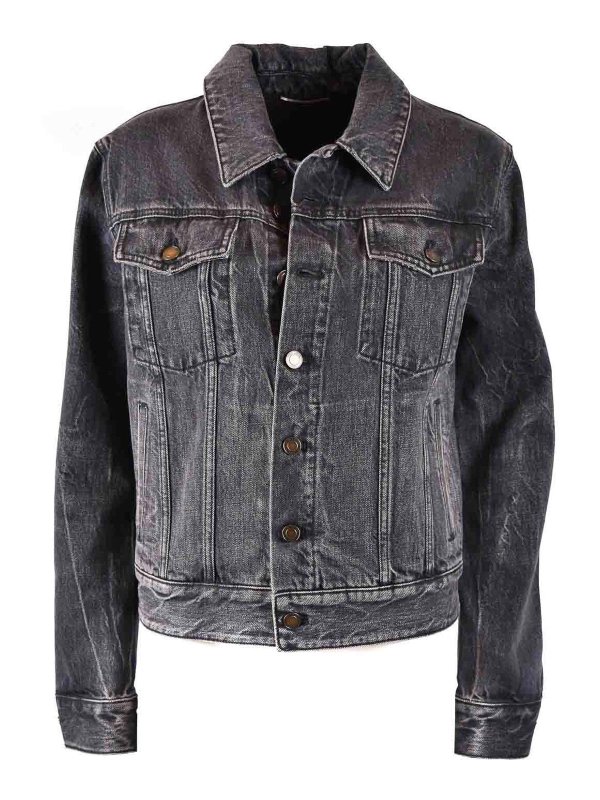 SAINT LAURENT: denim jacket - Casual jacket