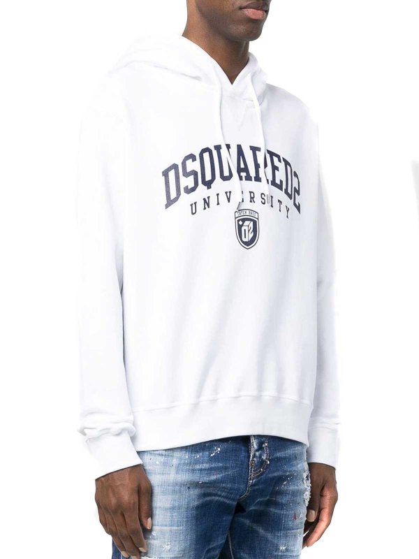 DSQUARED2: Sweatshirts & Pulls online - Sweat-Shirts - Blanc