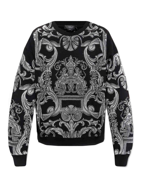 VERSACE: クルーネック - クルーネック - 黒