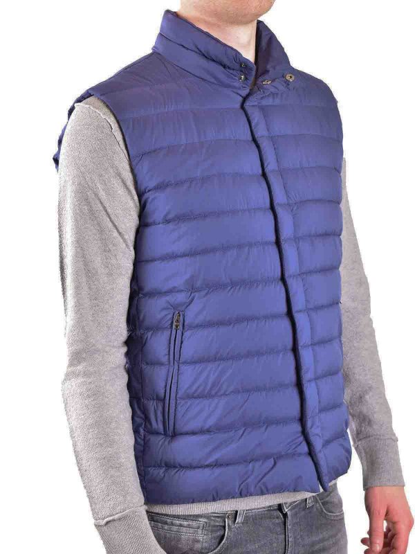 The Best Shops HERNO: Vestes-rembourrees - Blouson Rembourré - Bleu