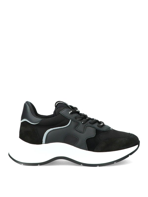 HOGAN: Chaussures de sport - Baskets - Noir