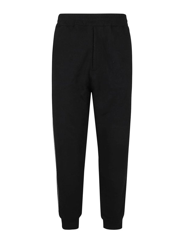 ALEXANDER MCQUEEN: Pantalones deportivos - Pantalones Deportivos - Negro