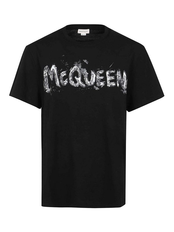 ALEXANDER MCQUEEN: Camisetas - Camiseta - Negro