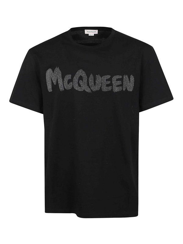 ALEXANDER MCQUEEN: Camisetas - Camiseta - Negro