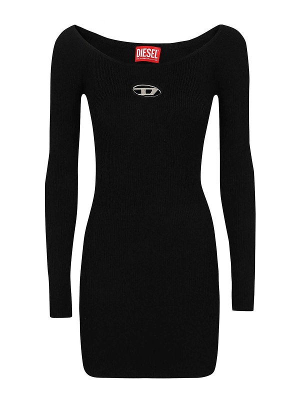 DIESEL: ボートネック - ボートネック - 黒