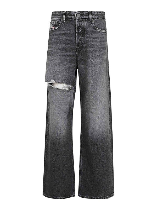 DIESEL: Jeans évasés - Jean Bootcut - Bleu