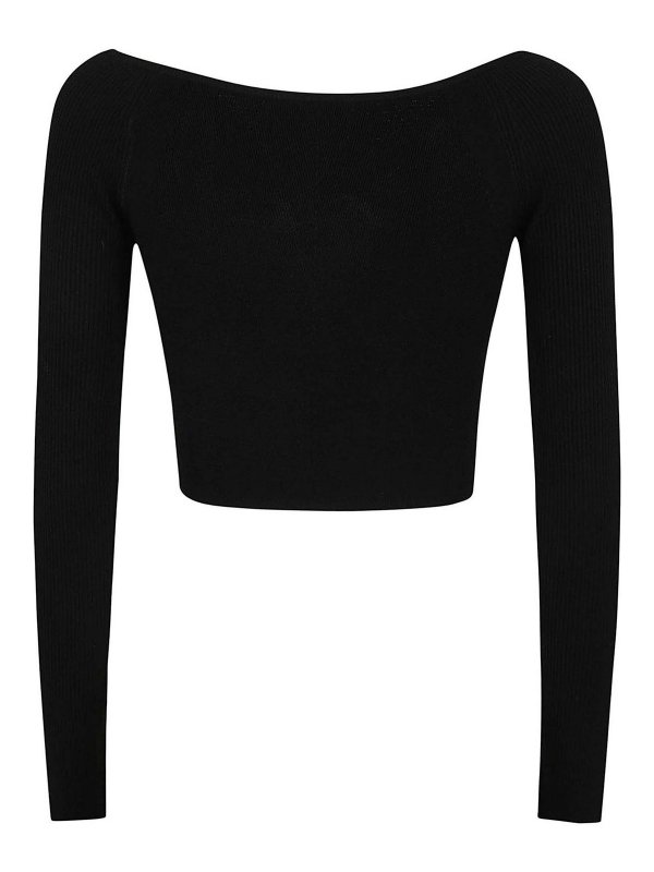 DIESEL: U-Boot-Ausschnitt online - U-Boot-Pullover - Schwarz