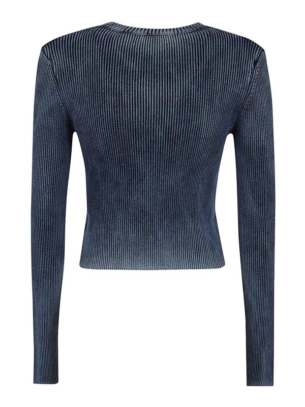 DIESEL: U-Boot-Ausschnitt online - U-Boot-Pullover - Blau