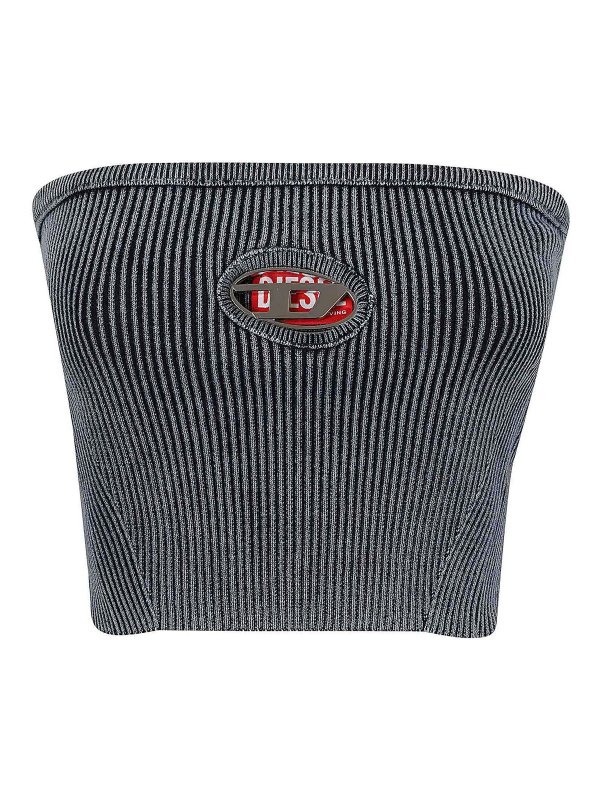 DIESEL: Tops & Débardeurs - Top - Clair Délavé