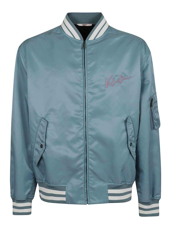 VALENTINO GARAVANI: ボンバージャケット - ボンバージャケット - グレー