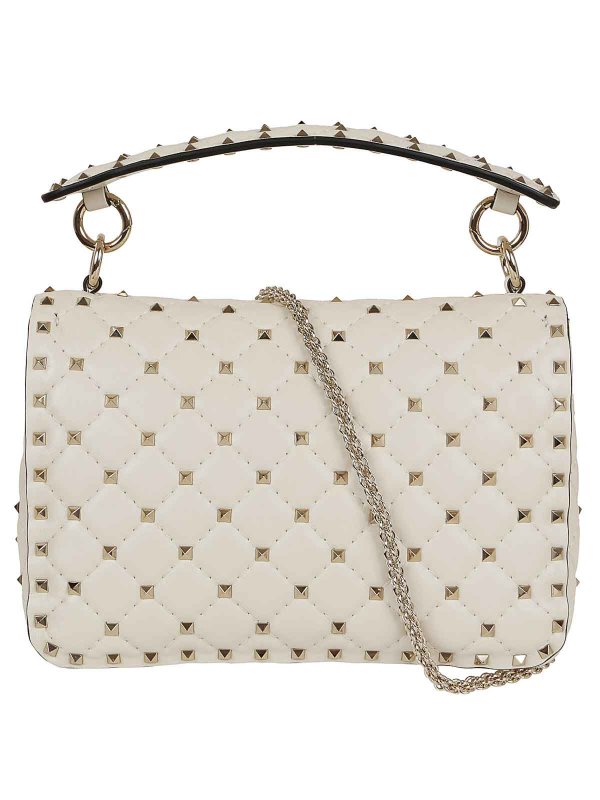 VALENTINO GARAVANI: Schultertaschen online - Schultertasche - Weiß