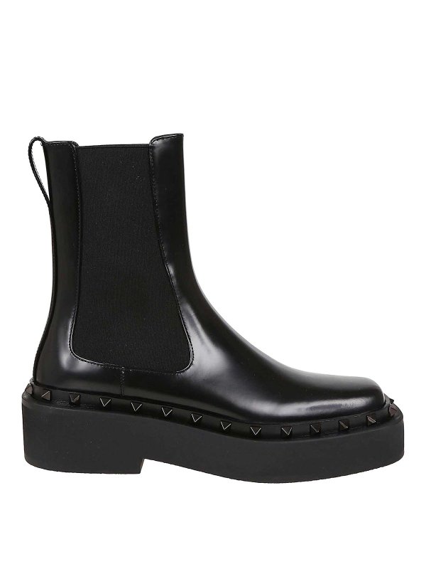 VALENTINO GARAVANI: Botines - Botines - Negro